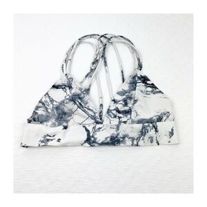 BUY 1 GET 1 FREE Victorias Secret snap bralette clouds tie dye white black trian
